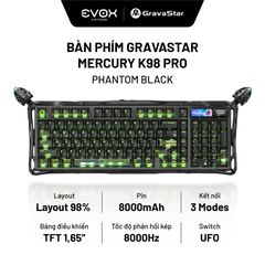 Bàn Phím Mercury Gaming K98 Pro - PhanTom Black