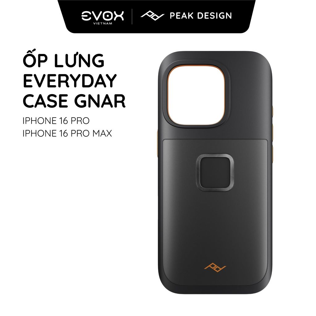 Ốp lưng Peak Design GNAR Case for iPhone 16 Pro/ Pro Max
