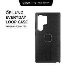 Ốp lưng Peak Design Everyday Loop Case cho Samsung S24 Ultra - Charcoal