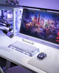 Bàn phím gaming Gravastar Mecury V75 Magnetic - Lavender Purple