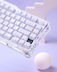 Bàn phím gaming Gravastar Mecury V75 Magnetic - Lavender Purple