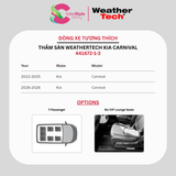  Thảm sàn WeatherTech Kia Carnival Chính Hãng Mỹ 