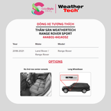  Thảm sàn WeatherTech Range Rover Màu Đen Chính Hãng Mỹ 