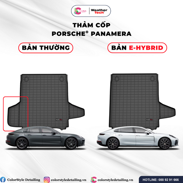  Thảm cốp WeatherTech Porsche Panamera 