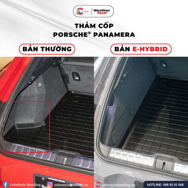  Thảm cốp WeatherTech Porsche Panamera 