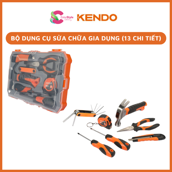  BỘ DỤNG CỤ SỬA CHỮA GIA DỤNG NHIỀU CHI TIẾT THƯƠNG HIỆU KENDO 