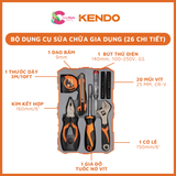  BỘ DỤNG CỤ SỬA CHỮA GIA DỤNG NHIỀU CHI TIẾT THƯƠNG HIỆU KENDO 