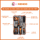  BỘ DỤNG CỤ SỬA CHỮA GIA DỤNG NHIỀU CHI TIẾT THƯƠNG HIỆU KENDO 