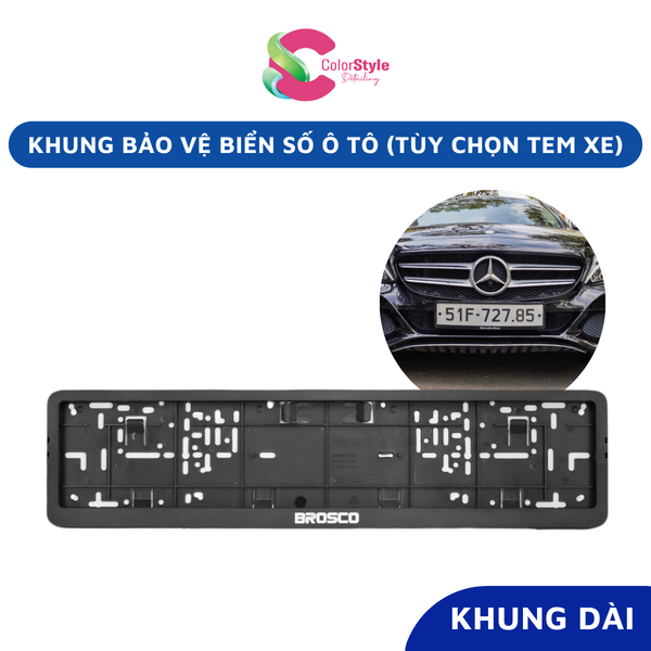  Khung Bảo Vệ Biển Số Ô Tô Bằng Nhựa PP Cao Cấp Đủ Các Dòng Xe 