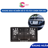  Khung Bảo Vệ Biển Số Ô Tô Bằng Nhựa PP Cao Cấp Đủ Các Dòng Xe 