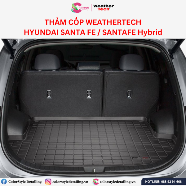  Thảm cốp WeatherTech Hyundai Santa Fe/ Santa Fe Hybrid 