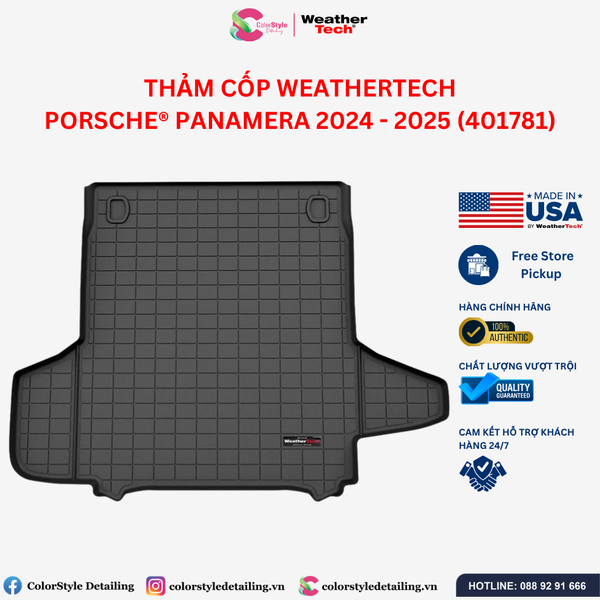  Thảm cốp WeatherTech Porsche Panamera 