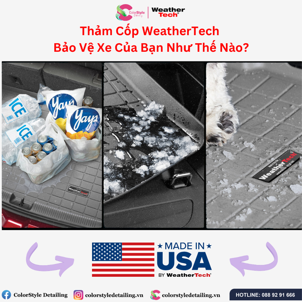  Thảm cốp WeatherTech Porsche Panamera 