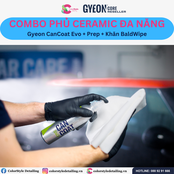  Combo sản phẩm Gyeon Phủ Ceramic đa năng cho mọi chất liệu 