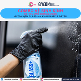  Combo Gyeon Glass+ Khăn Waffle Làm Sạch Trong Suốt Kháng Nước Cho Kính 