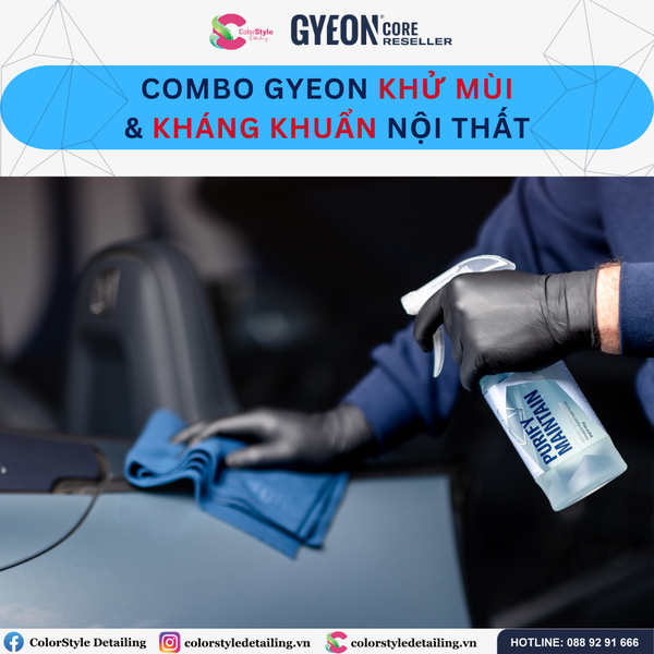  Combo Gyeon Khử Mùi Và Kháng Khuẩn Nội Thất 