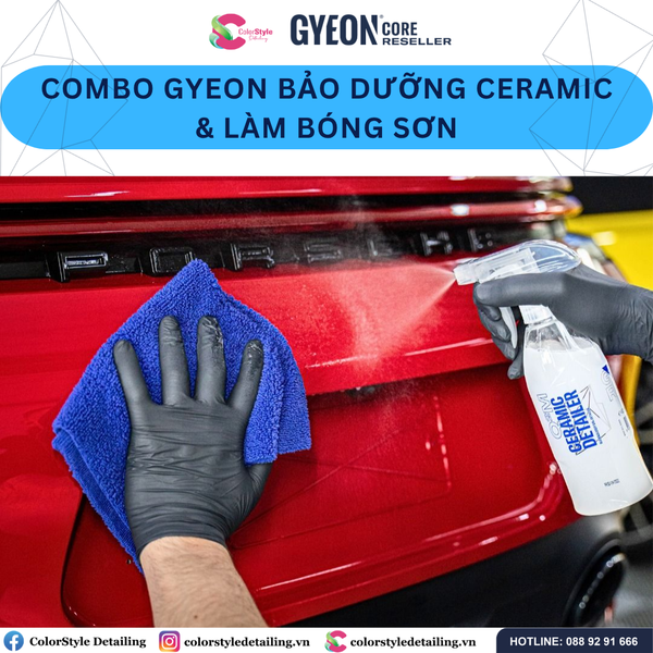  Combo Gyeon Bảo Dưỡng Ceramic Và Làm Bóng Sơn 