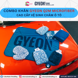  Combo Khăn Gyeon Q2M Microfiber cao cấp vệ sinh chăm xe ô tô 