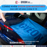  Combo Khăn Gyeon Q2M Microfiber cao cấp vệ sinh chăm xe ô tô 