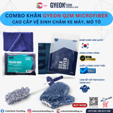  Combo Khăn Gyeon Q2M Microfiber Cao Cấp Vệ Sinh Chăm Xe Máy, Mô Tô 
