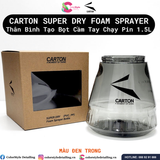  Thân Bình Tạo Bọt Chạy Pin Cầm Tay Carton Super Dry Foam Sprayer 1.5L 