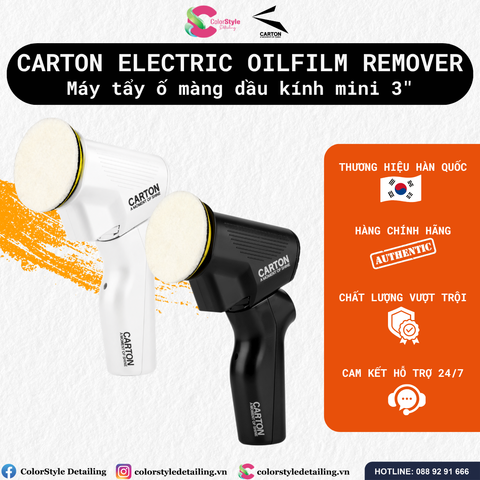  Máy Tẩy Màng Dầu Ố Kính Carton Electric Oilfilm Remover Mini 3 inch 