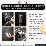  Máy Tẩy Màng Dầu Ố Kính Carton Electric Oilfilm Remover Mini 3 inch 