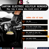  Máy Tẩy Màng Dầu Ố Kính Carton Electric Oilfilm Remover Mini 3 inch 
