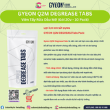  GYEON Q2M Degrease Tabs Viên Tẩy Rửa Dầu Mỡ (Gói 20v) 