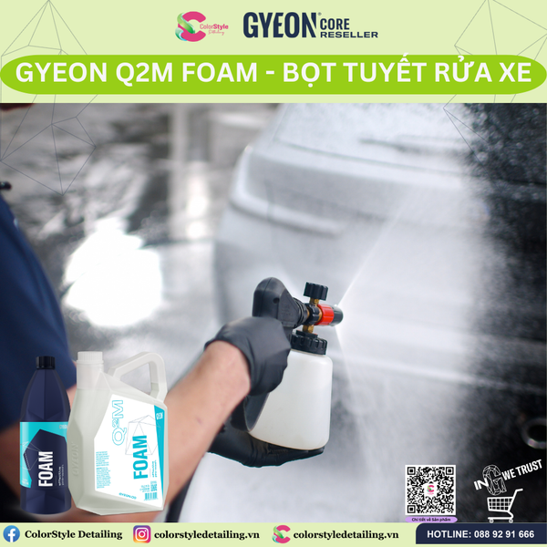  GYEON Q2M Foam, Bọt Tuyết Rửa Xe Pre Wash 