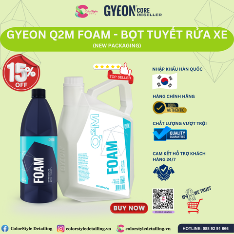  Bọt tuyết rửa xe GYEON Q2M Foam 