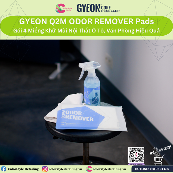  GYEON Q2M Odor Remover Khử Mùi Nội Thất Ô Tô, Văn Phòng Hiệu Quả 