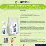  GYEON Q2M Purify Maintain Làm Sạch Lau Dưỡng Kháng Khuẩn Nội Thất 6Th 