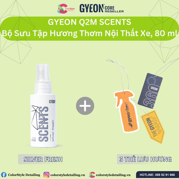  GYEON Q2M Scents, Bộ Sưu Tập Hương Thơm Nội Thất Xe 