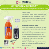  GYEON Q2M WetCoat, Phủ Ướt Ceramic, Hiệu Ứng Kháng Nước Cho Sơn & Kính 