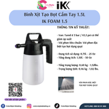  BÌNH XỊT TẠO BỌT IK FOAM PRO 2 & IK FOAM 1.5 CHÍNH HÃNG 