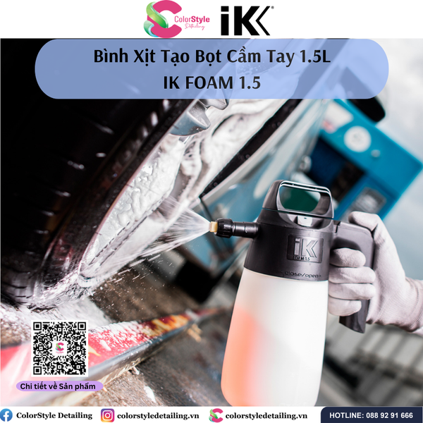  BÌNH XỊT TẠO BỌT IK FOAM PRO 2 & IK FOAM 1.5 CHÍNH HÃNG 