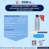  GYEON Q2 Purify Coat Bộ Phủ Ceramic Kháng Khuẩn Nội Thất Hiệu Ứng 12Th 