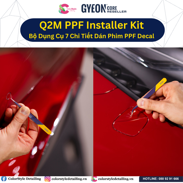  GYEON Q2M PPF Installer Kit Bộ Dụng Cụ 7 Chi Tiết Dán Phim PPF Decal 