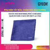  GYEON Q2M Suede EVO Khăn Microfiber Siêu Mịn Phủ Ceramic, Lau Màn Hình 