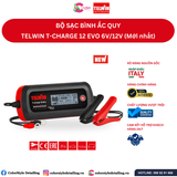  Bộ sạc bình ắc quy TELWIN T-CHARGE 12 EVO 6V/12V (Mới nhất) 