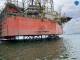  DT00059 Cleaning & repainting body/bottom of the oil drilling rig PVD VIII 