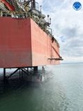  DT00059 Cleaning & repainting body/bottom of the oil drilling rig PVD VIII 