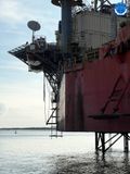  DT00059 Cleaning & repainting body/bottom of the oil drilling rig PVD VIII 