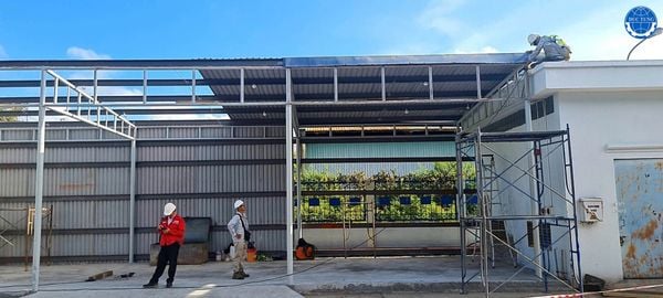  DT00063-Gia Công Khung Thép Và Thay Tôn Nhà Kho Tài Liệu (JOB 25-074-CE) 