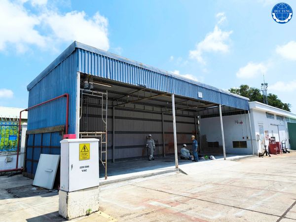  DT00063-Gia Công Khung Thép Và Thay Tôn Nhà Kho Tài Liệu (JOB 25-074-CE) 