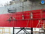  DT00059 Cleaning & repainting body/bottom of the oil drilling rig PVD VIII 
