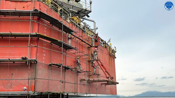  DT00059 Vệ sinh và sơn lại thân/ đáy giàn khoan dầu PVD VIII (JOB-25-155-CE) 