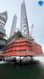  DT00059 Cleaning & repainting body/bottom of the oil drilling rig PVD VIII 