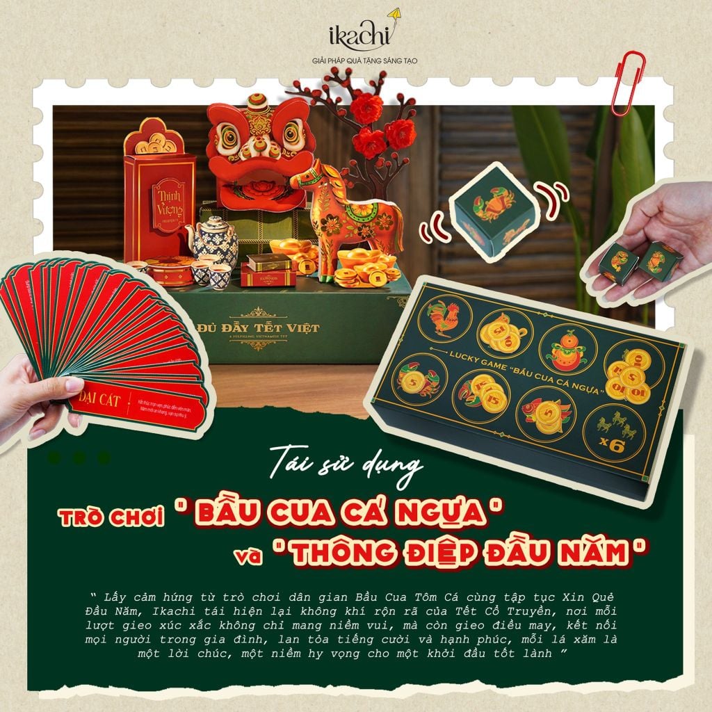 COMBO QUÀ TẾT XANH IKACHI | Khai Xuân Phú Quý